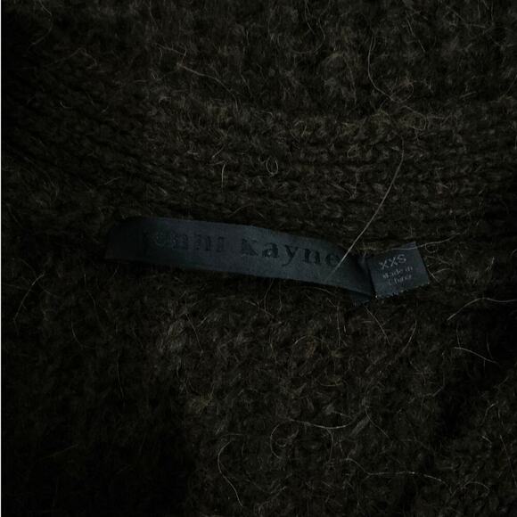 Jenni Kayne Cocoon Cardigan Cocoa Brown Oversized Ribbed Knit Button Sweater XXS - Picture 13 of 15